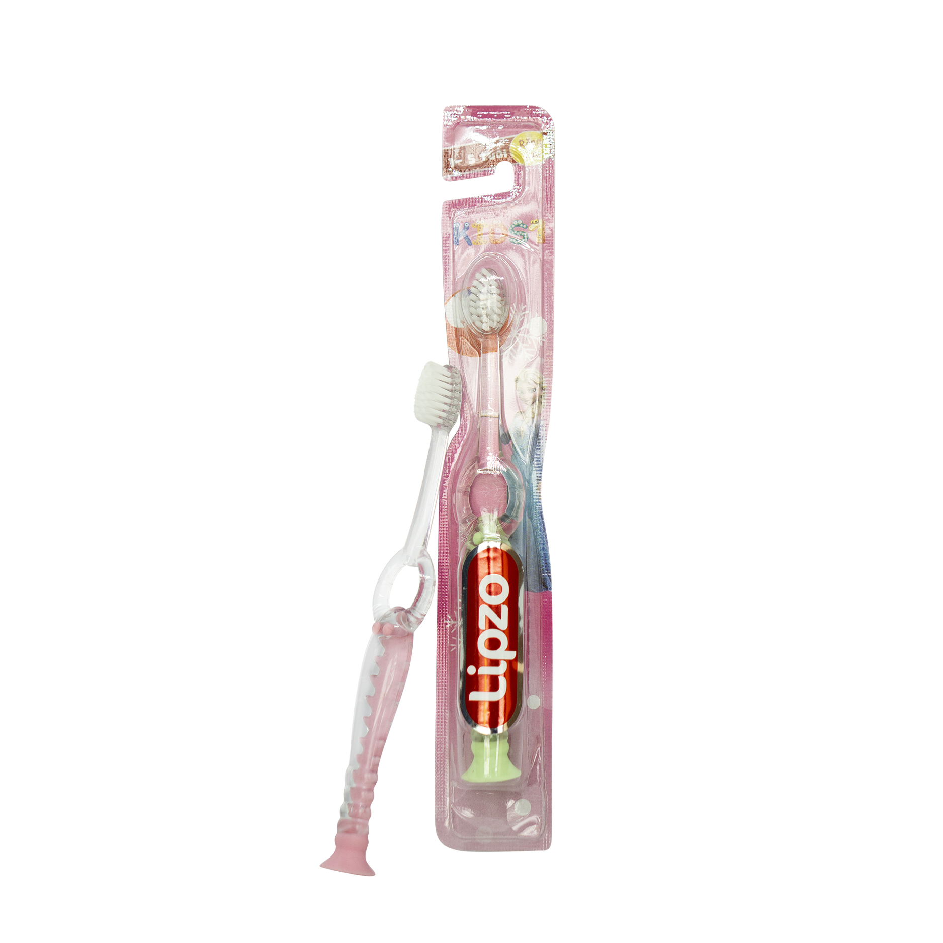 Bàn Chải Đánh Răng LIPZO Kids 1 Lông Chỉ Tơ Nha Khoa Kháng Khuẩn Mềm Mảnh Dành Cho Bé Từ 2 Tuổi Trở Lên