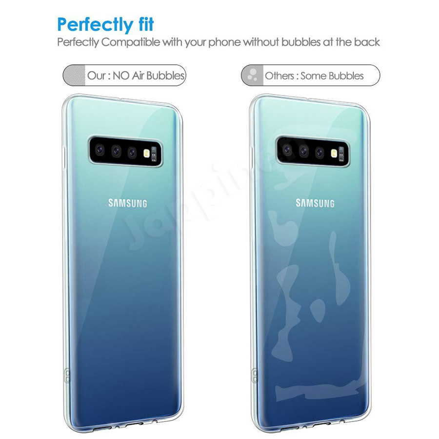 Ốp lưng dẻo dành cho Samsung Galaxy S10 Plus hiệu Ultra Thin mỏng 0.6mm chống trầy - Hàng chính hãng