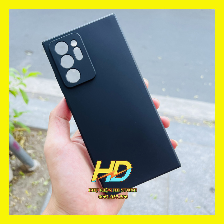 Ốp Lưng Dẻo Silicon Màu Dành Cho Samsung Galaxy Note 20 Ultra Viền Vuông Khoét Lỗ bảo Vệ Camera Tốt Nhất, Không Bám Vân Tay