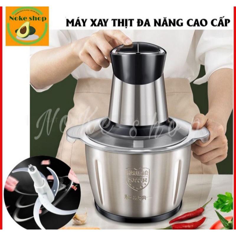 Máy xay thịt đa năng cối inox