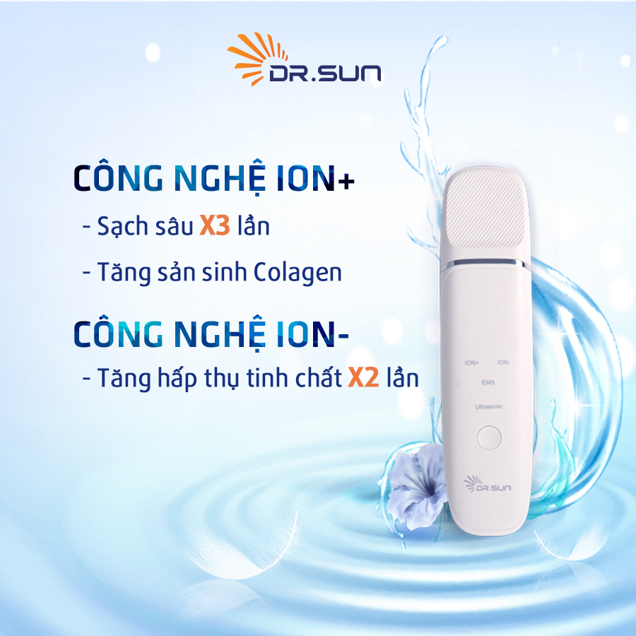 Máy tẩy tế bào chết &amp; đẩy tinh chất Olympus Dr Sun