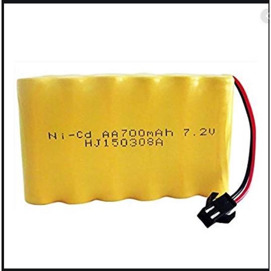 Pin sạc 7.2v 700mah Ni-cd đồ chơi điều khiển rc