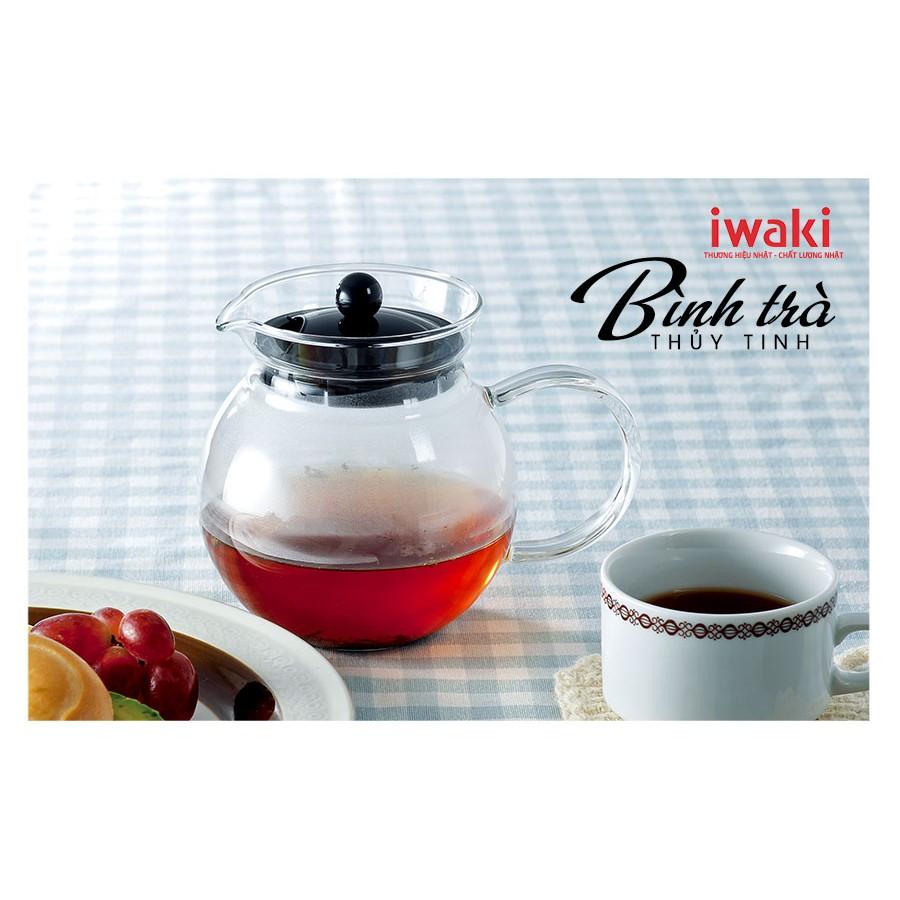 Bình trà thủy tinh Iwaki 640ml