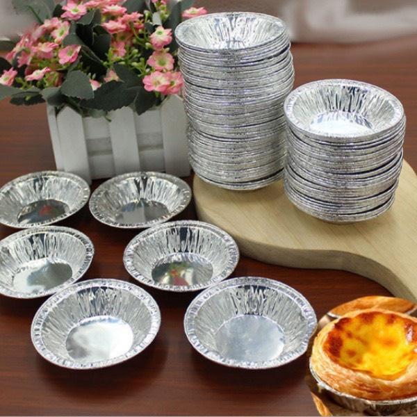 CHÉN GIÁY BẠC Dùng Làm Bánh , Nướng Đồ Ăn Tiện Lợi