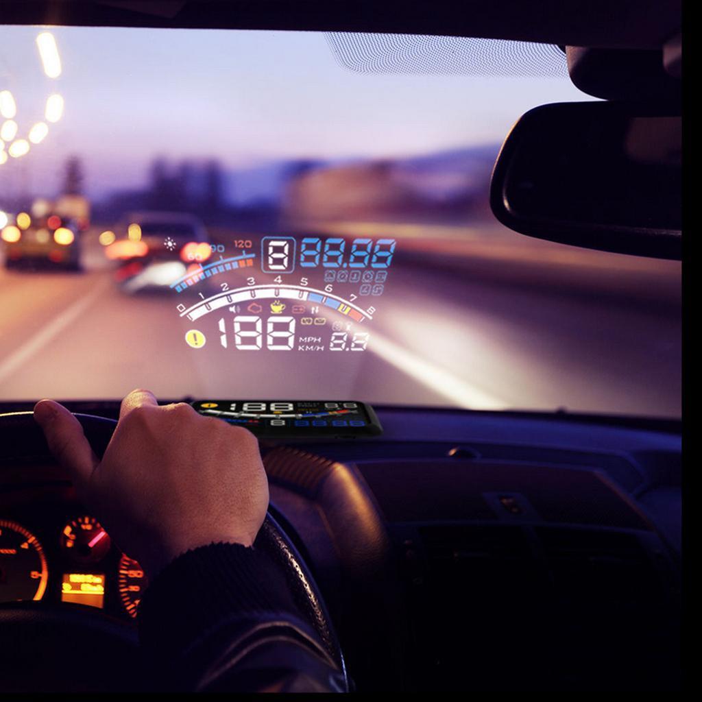 5.5"  HUD Car Head Up Display OBDII EUOBD