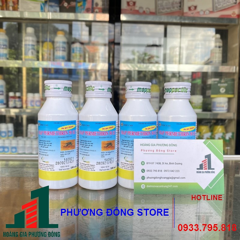 Thuốc diệt muỗi MAP PERMETHRIN 50EC _ chai 100ml