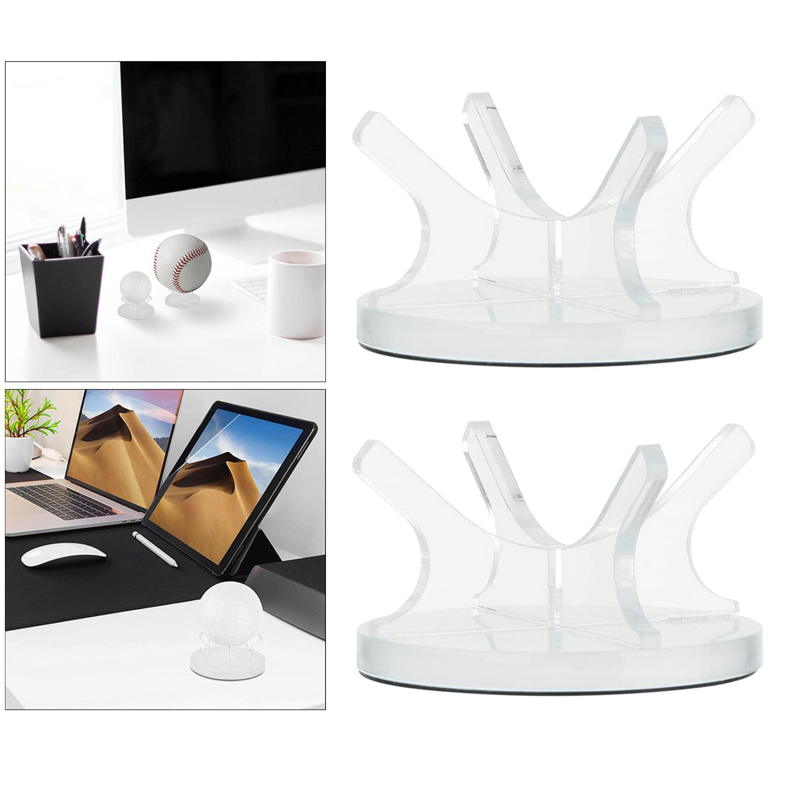 Acrylic Ball Stand Holder Golf Display Rack Storage Organizer Decor