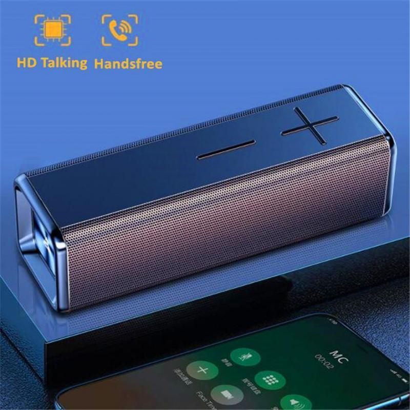 Portable 10W Bluetooth Subwoofer Speaker  Play for Party Outdoors Blue