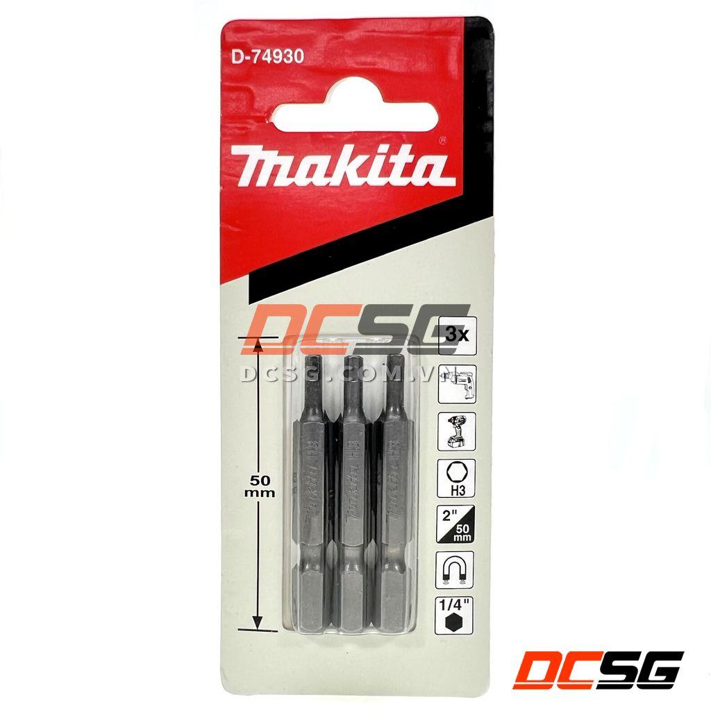 Mũi vít đầu lục giác dài 50-90-150mm Makita | DCSG