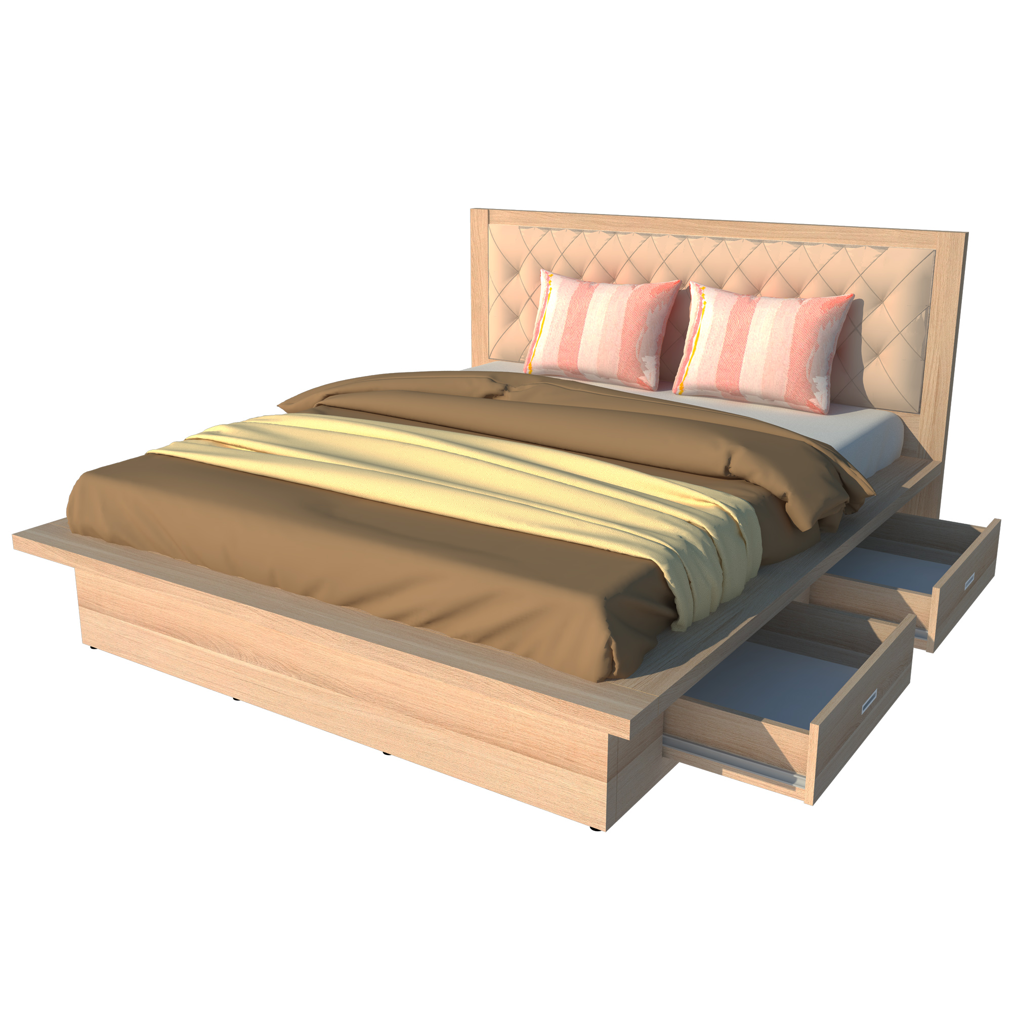 Giường 2 Hộc Kéo FG129