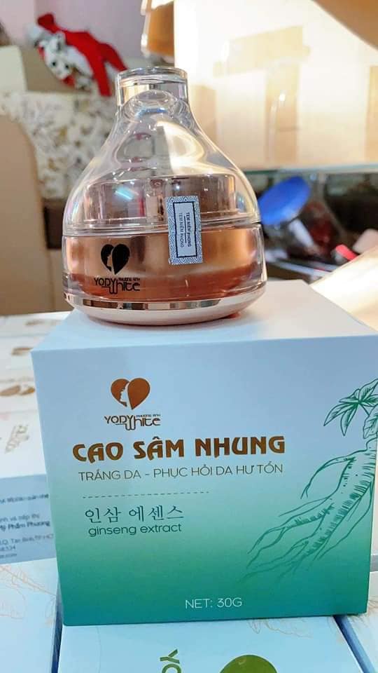 Cao sâm nhung phục hồi da Yody White Phương Anh - 30g