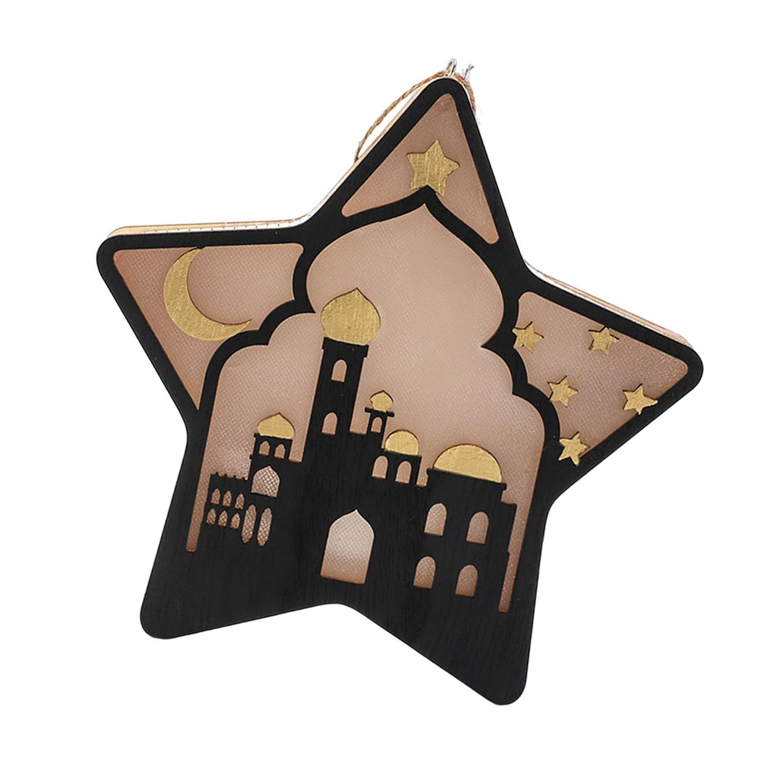 Ramadan Eid Mubarak Lights Decoration Night Light for Indoor Party Bedroom