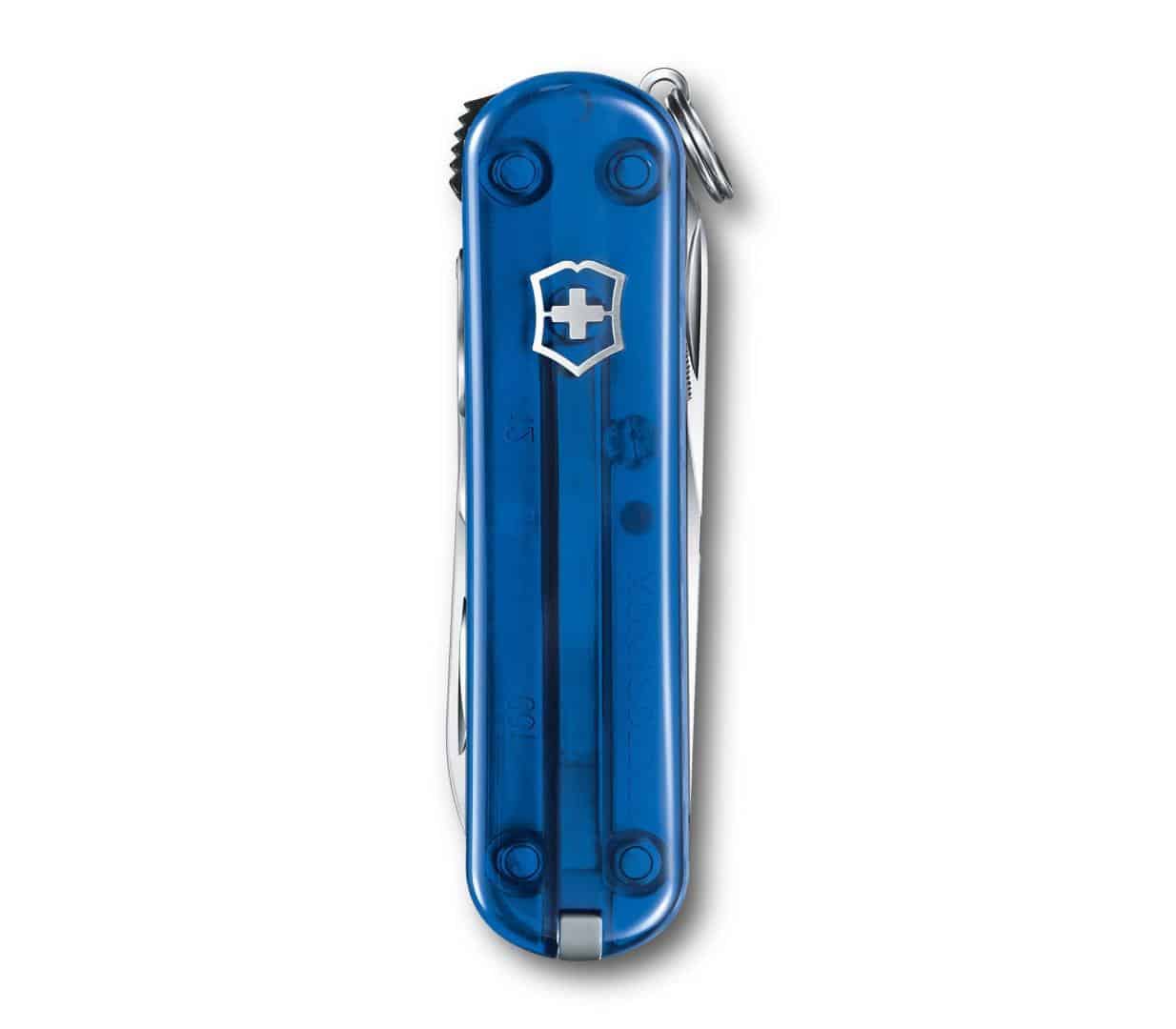 Dụng Cụ Đa Năng Victorinox Nail Clip 580 Blu Transp 0.6463.T2 hàng chính hãng