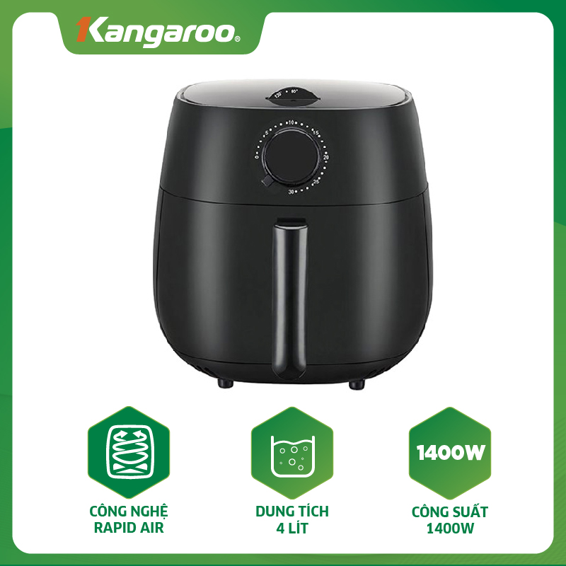 Nồi Chiên Không Dầu Kangaroo KG42AF1 (4.0 Lít) - Hàng Chính Hãng