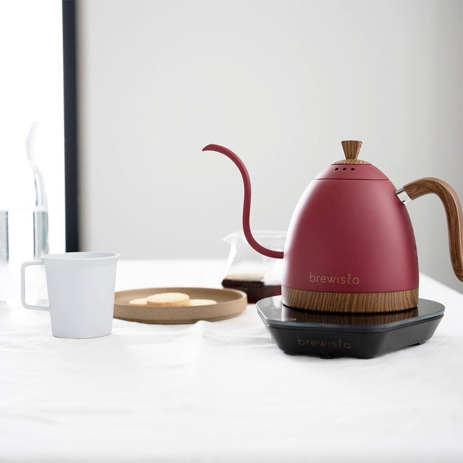 Ấm đun cảm ứng chuyên dụng rót cà phê Kettle 600ml - Đỏ