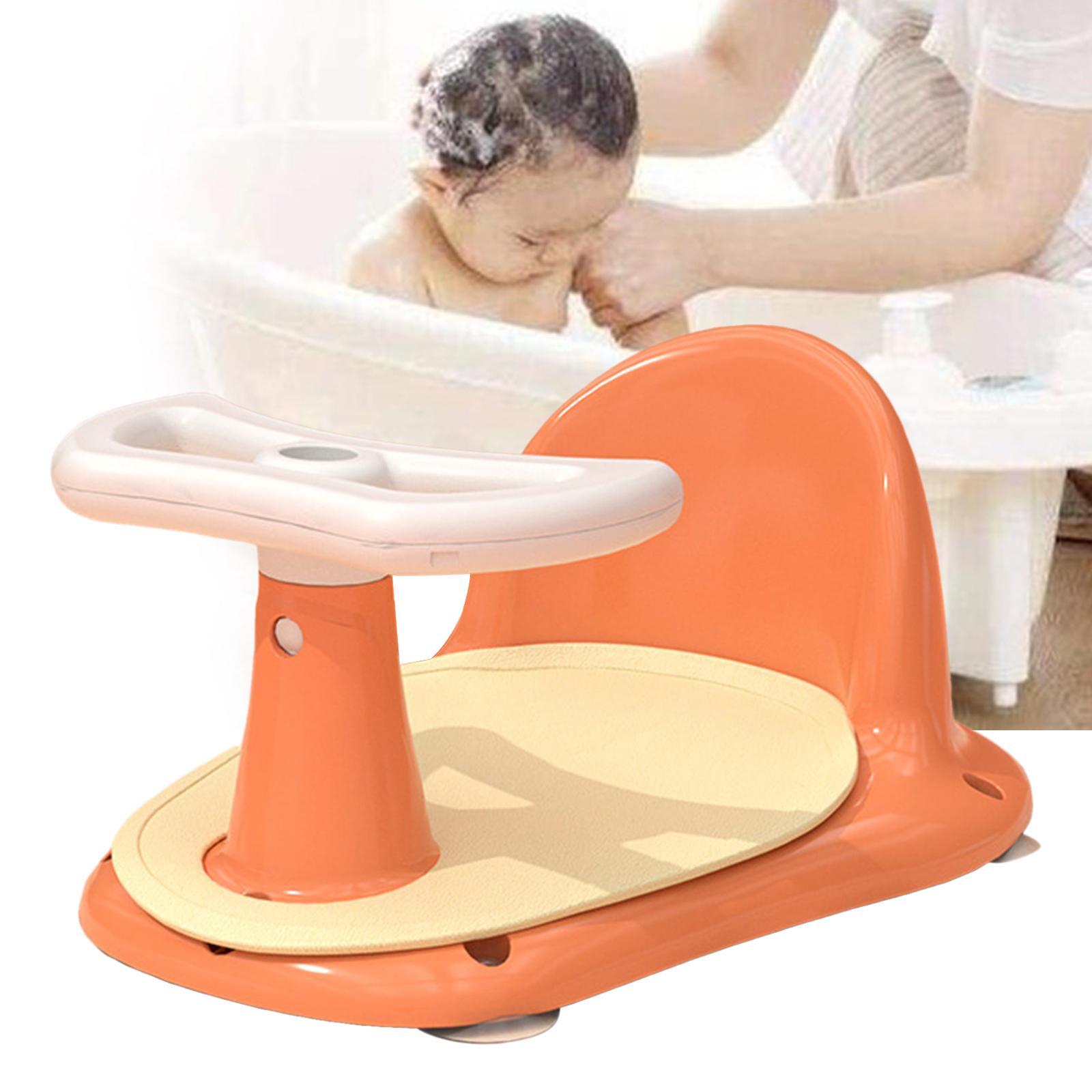 Infant Bath Tub Seat Bath Seat Support Bathtub Chair for Baby Boys and Girls