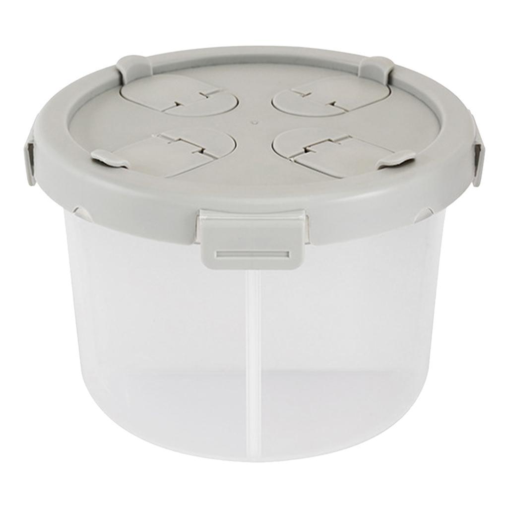 2x Multifunction Food Storage Tank Kitchen Supplies Cereal Container Bottle