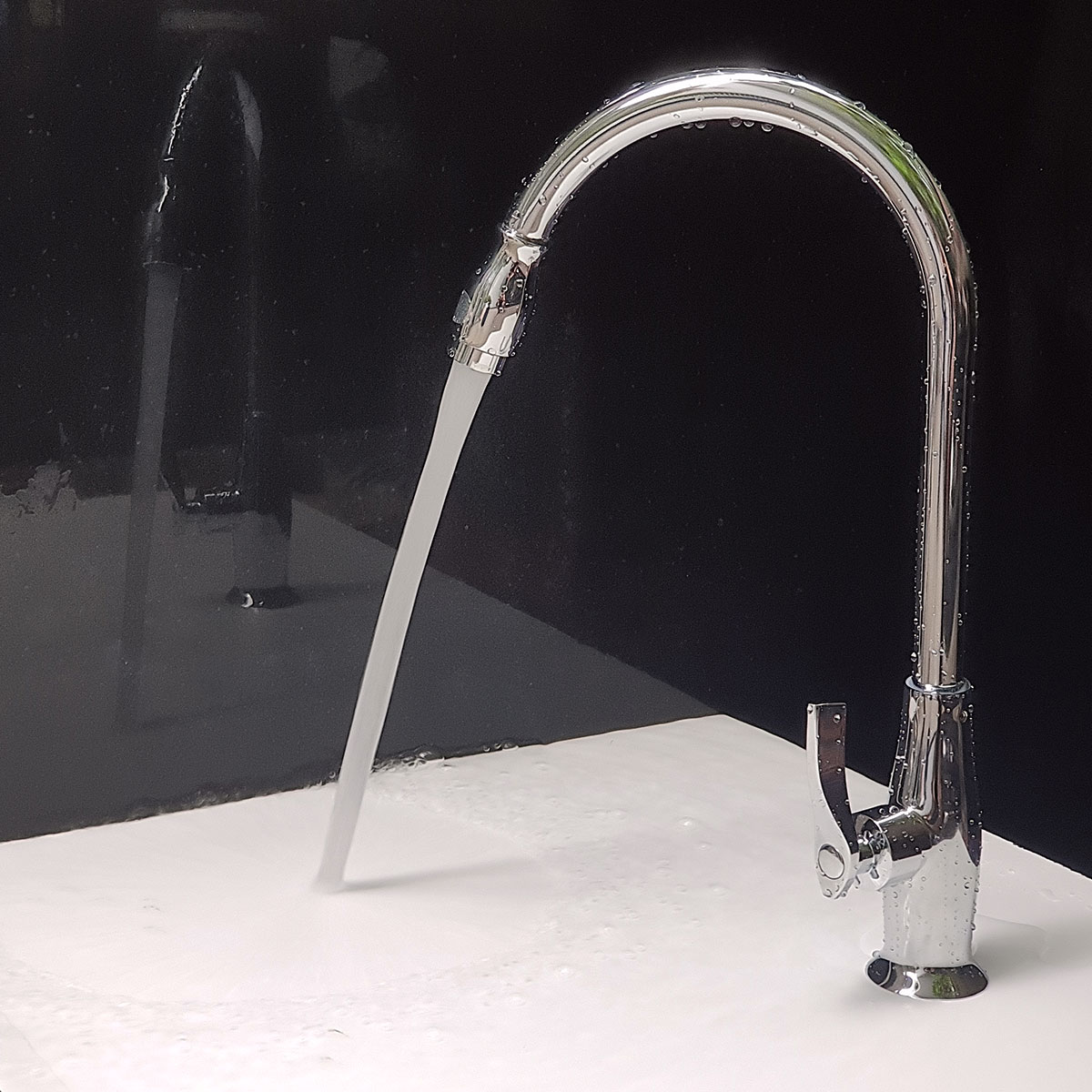 Vòi rửa chén lạnh Đồng mạ Chrome Eurolife EL-RC06
