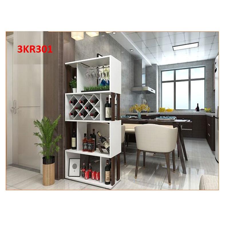 Kệ rượu , kệ trang trí bằng gỗ công nghiệp 3KR301