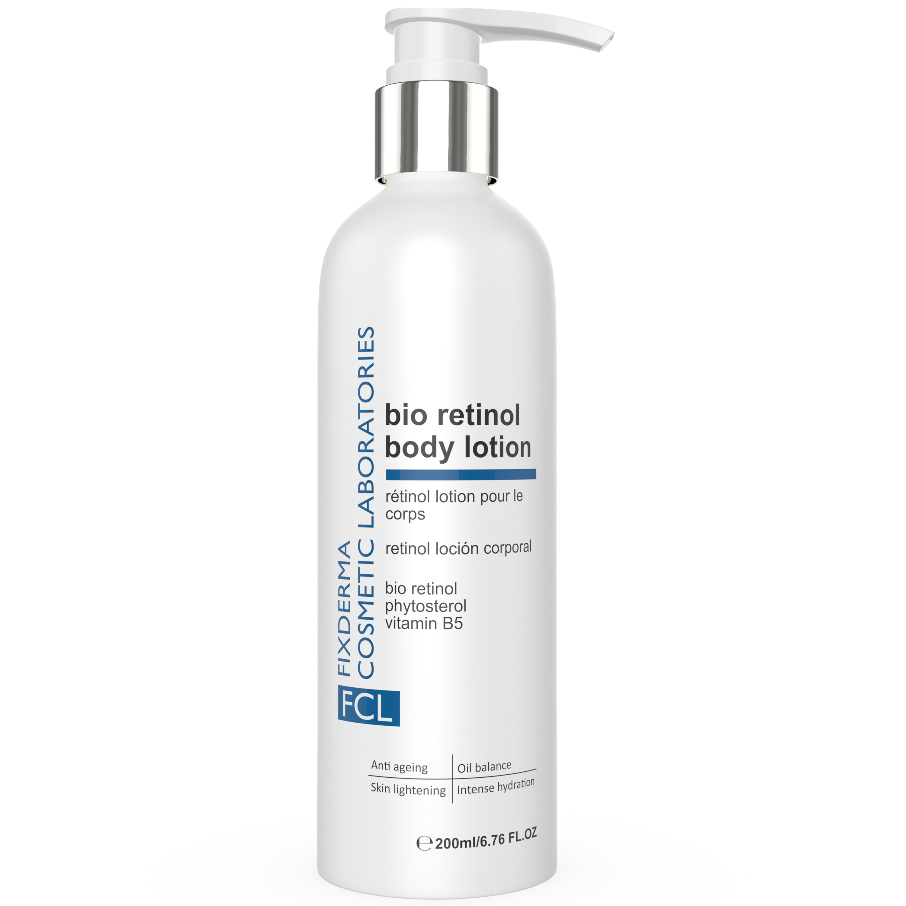 Sữa Dưỡng Thể Trẻ Hóa Da FCL Bio Retinol Body Lotion Cải Thiện Tính Đàn Hồi, Giảm Nhờn, Giúp Da Mịn Màng 200ml[Hùng Lợi]