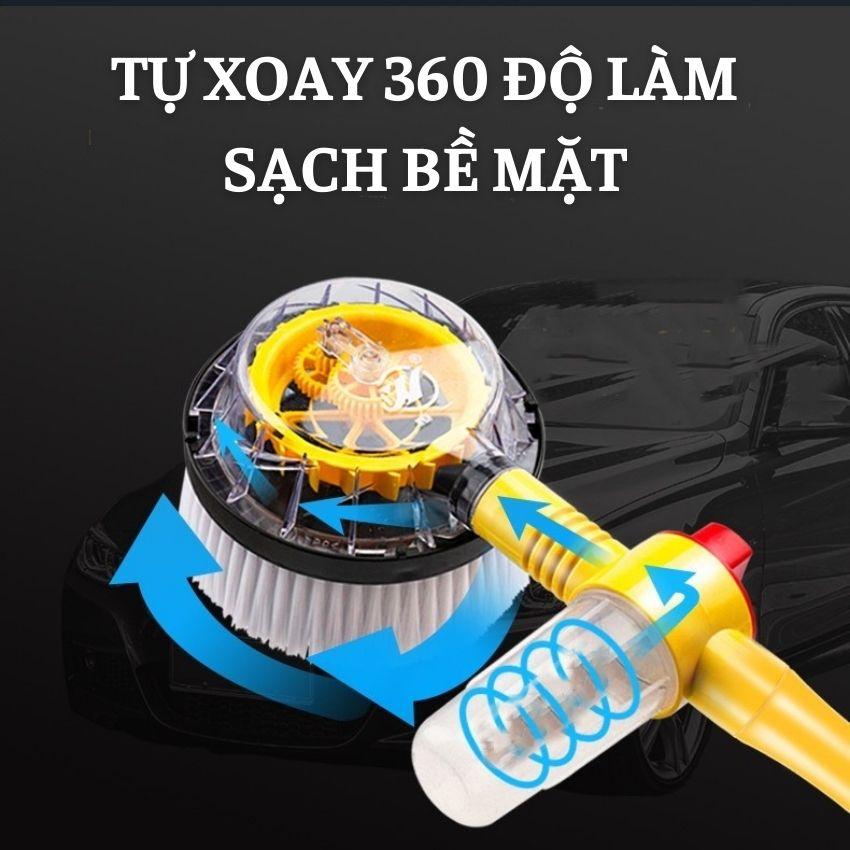 Chổi Rửa Xe Ôtô Tự Xoay 360 Độ