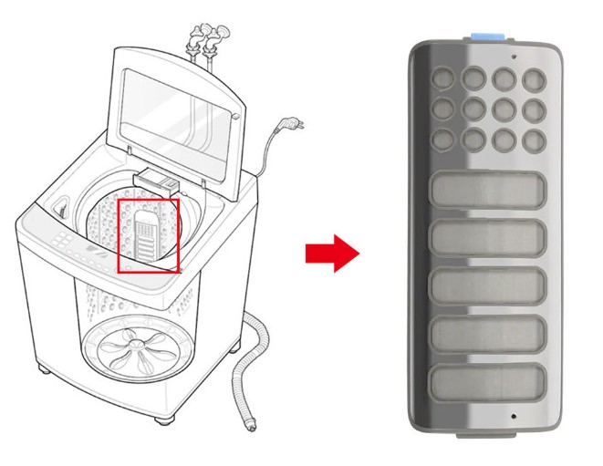 LƯỚI LỌC MÁY GIẶT LG 19KG, 22KG - HÀNG CHÍNH HÃNG