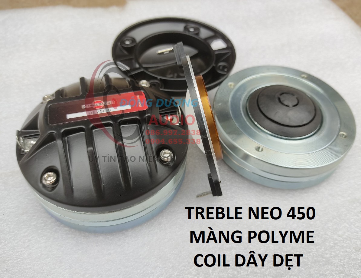 LOA TREBLE 450 NEO KHỐI - CỦ TRÉP NEO 450 MÀNG POLYME - CỦ KÈN 450