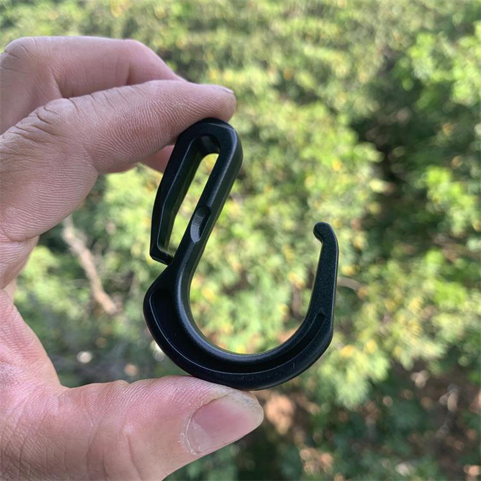 Outdoor Strap Hook Webbing Camping S-Shaped Holder Belt Carabiner Clip Sport