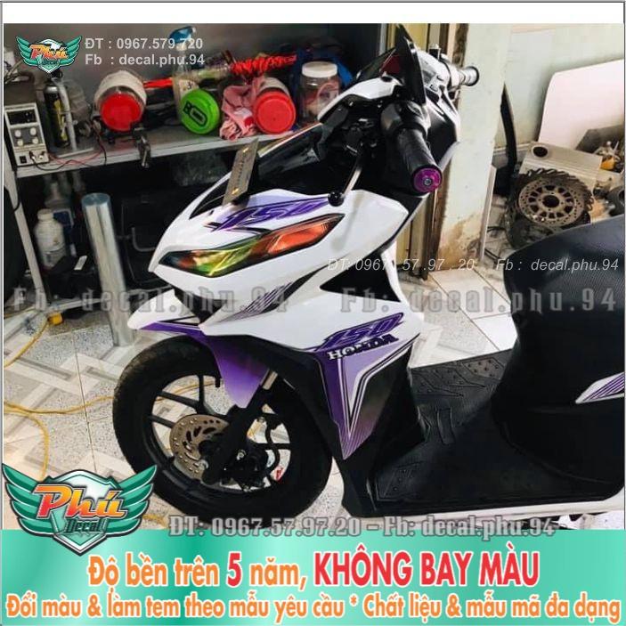 Tem rời Vario Tím Trắng