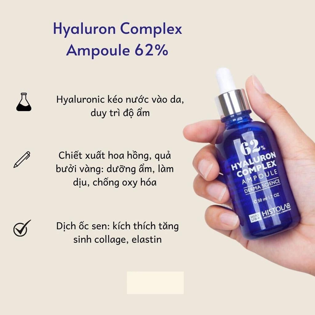 Tinh Chất Serum Ốc Sên Histolab Hyaluron Complex Ampoule 62% Dưỡng Ẩm Tăng Đàn Hồi Tái Tạo Da Cấp Nước