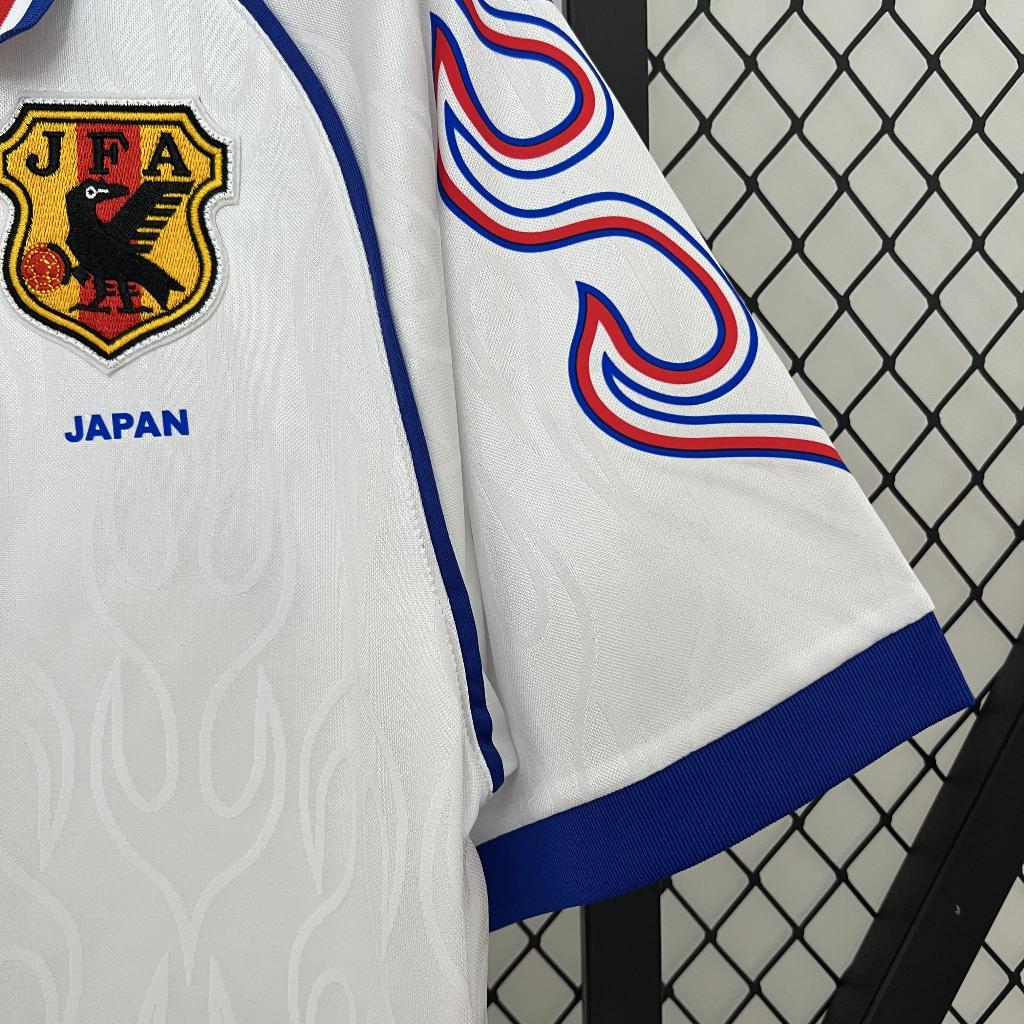 Áo Bóng Đá Retro Tuyển Nhật Bản 1998 - Sân Khách bản cao cấp vải Cotton Polyester