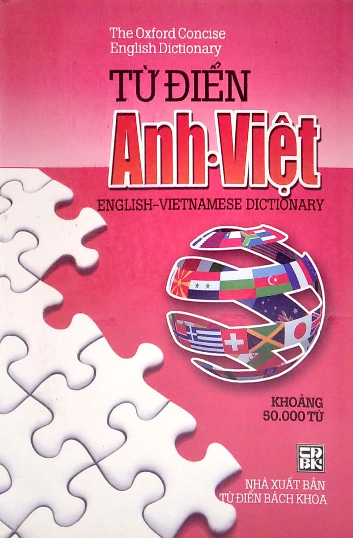 Từ Điển Anh - Việt (Khoảng 50.000 Từ)