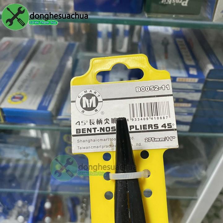 Kìm phe dài miệng cong 45 độ C-Mart B0052-11 275mm