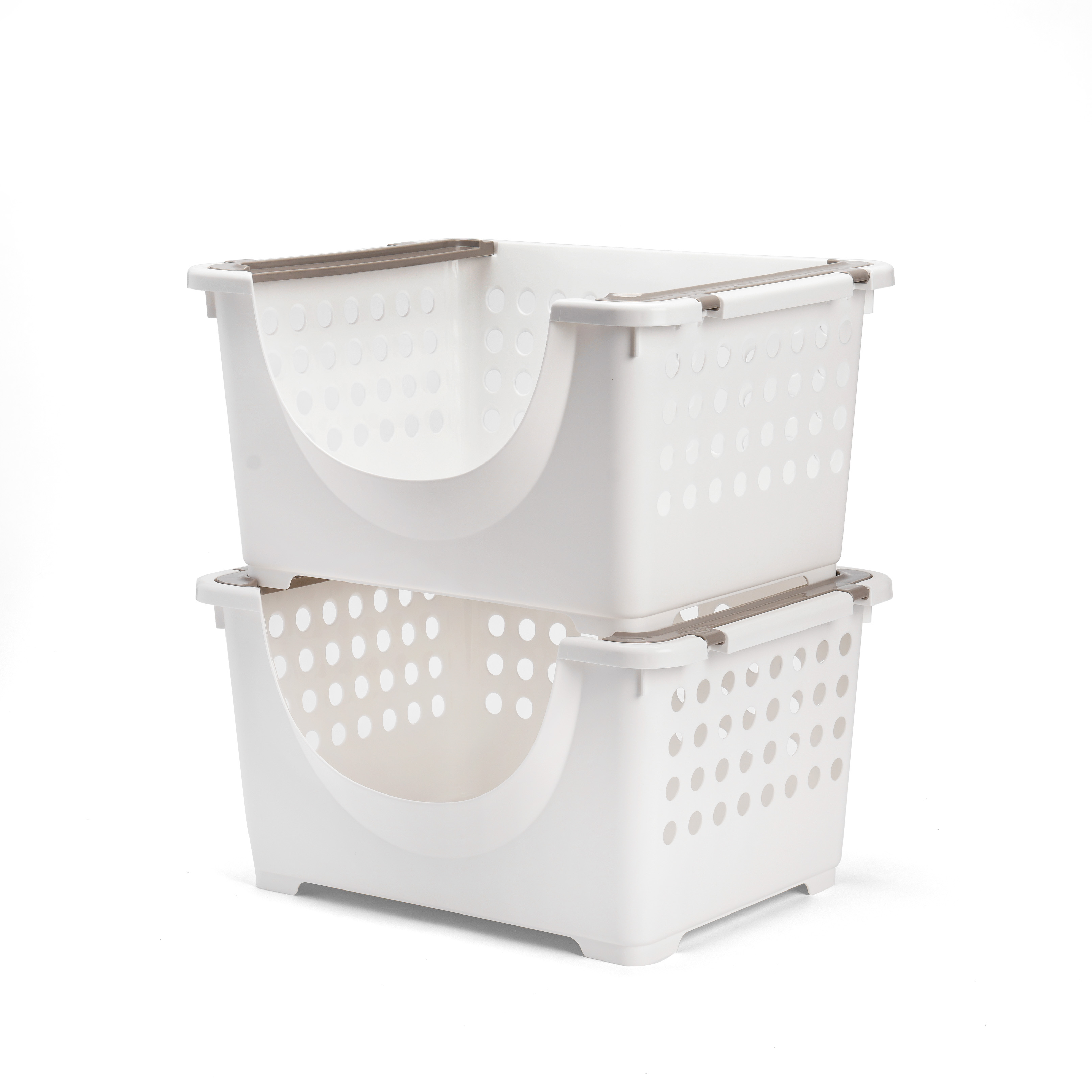 Rổ đựng đồ xếp chồng cao cấp kệ xếp tầng đựng đồ đa năng (Wing basket) LẺ 1 TẦNG 