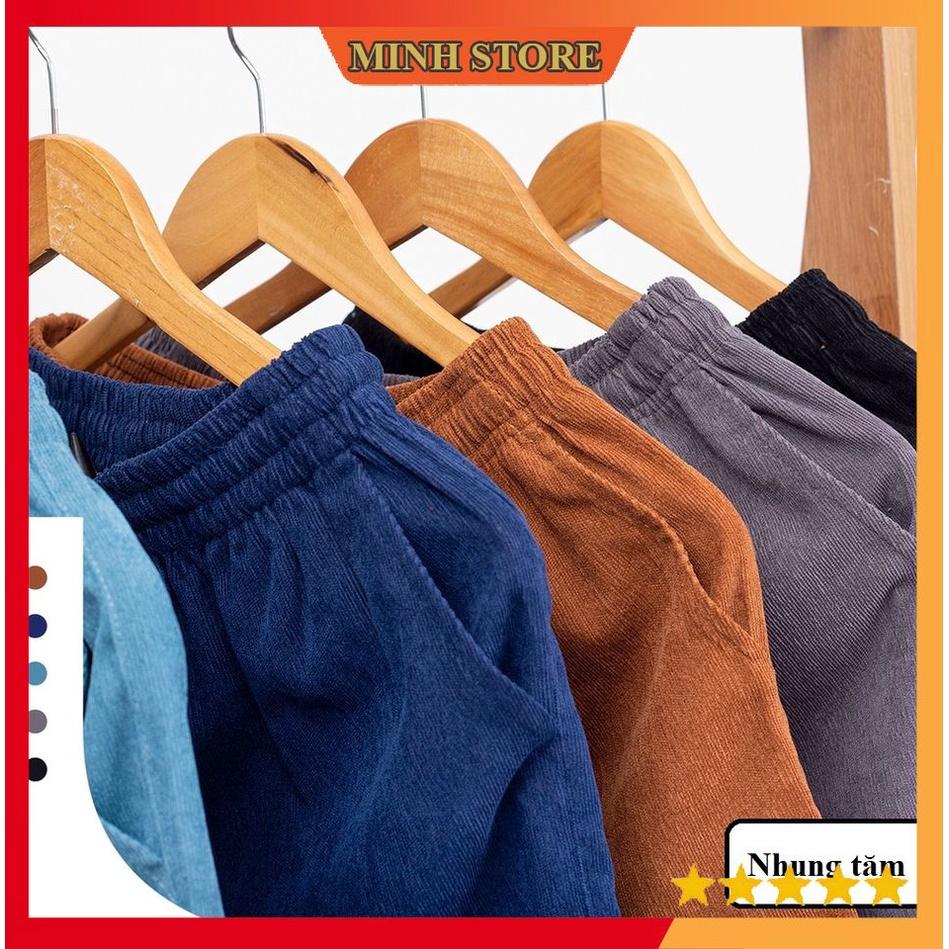 Quần đùi nam phong cách Hàn Quốc chất nhung co dãn, quần short nam thể thao thoáng mát QD06 - MS66