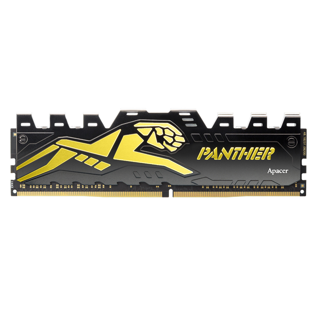 RAM Apacer DDR4 8GB bus 3200 Mhz Panther Golden tản thép - Hàng chính hãng