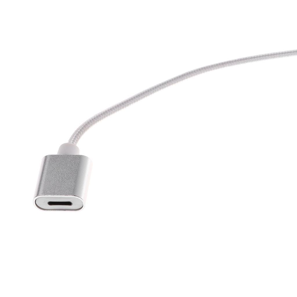 2-3pack 1m Charger Charging Charger Cable Cord for Apple iPad Pro Pencil Silver