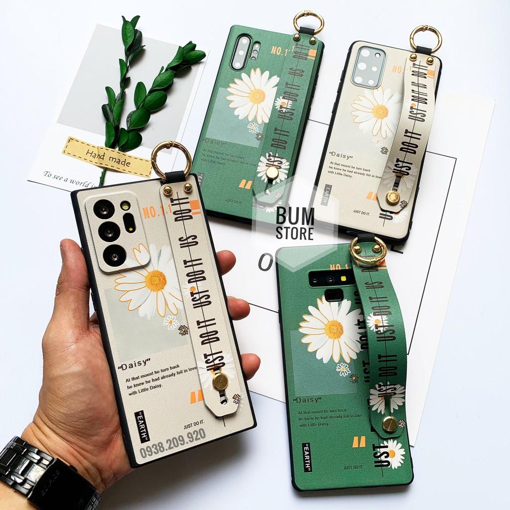 Ốp lưng hoa cúc cho dòng samsung S20 Ultra / S20 Plus / S10 / S10 Plus / Note 10 plus / Note 10 / Note 9 / Note 8 / S9 Plus