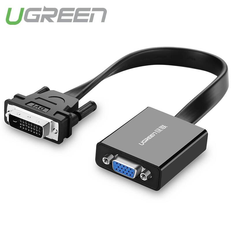 Cáp chuyển tín hiệu DVI-D sang VGA ACTIVE- dài 20CM - UGREEN 40259 (đen) - Hàng chính hãng