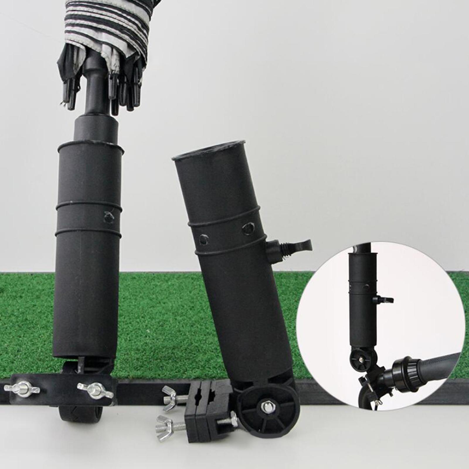 Adjustable Umbrella Holder Stand For Golf Club Trolley Cart Pushchair