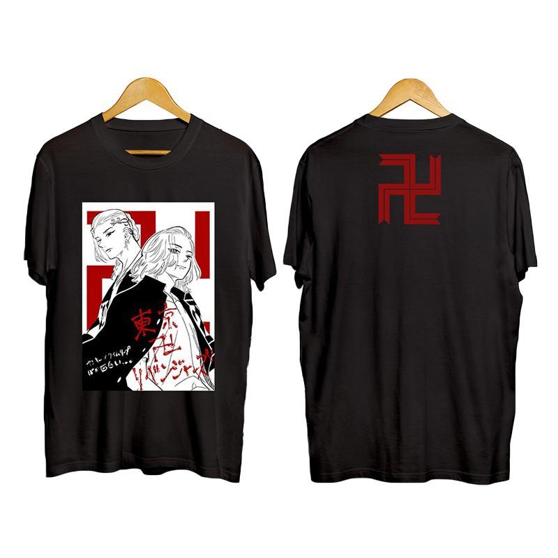 SIÊU HOT Top 4 Áo phông Tokyo Revengers T-Shirt Mikey Sano Manjiro Anime ngắn tay cực chất