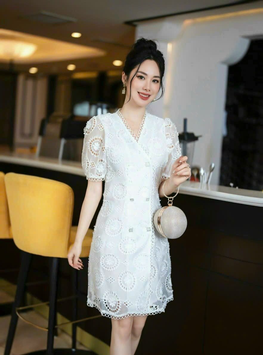 ĐẦM SUÔNG REN SIÊU ĐẸP