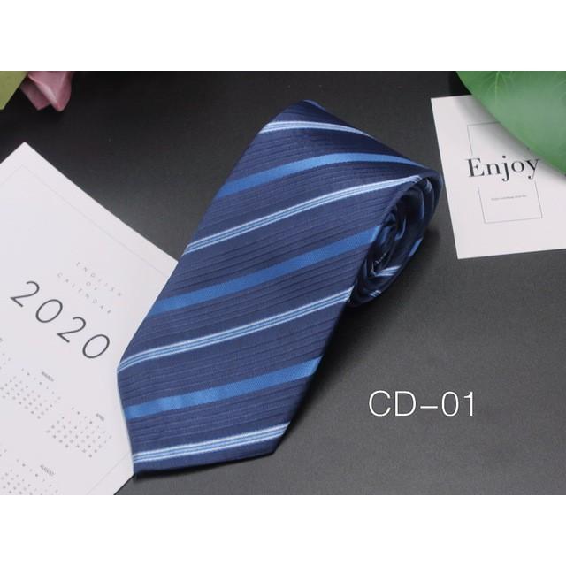 Cà vạt nam 8cm làm bằng tay chất liệu sợi polyester jacquard sử dụng trong lúc phỏng vấn cưới hỏi sự kiện