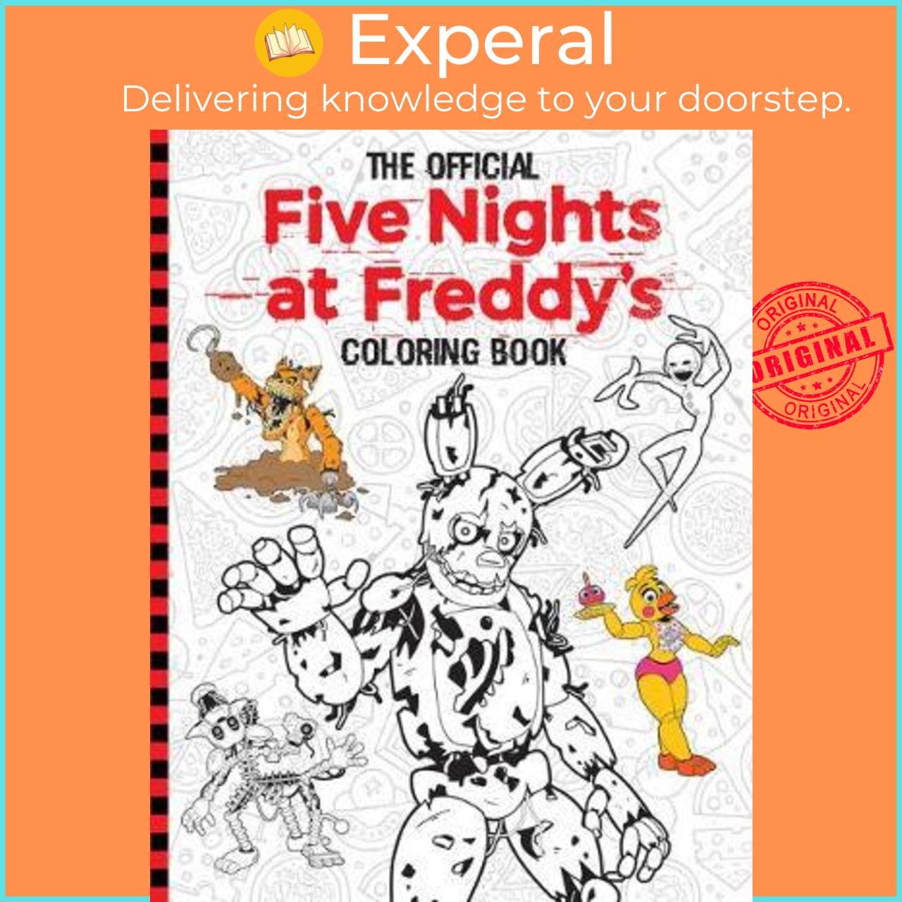 Sách - Official Five Nights at Freddy's Coloring Book by Scott Cawthon (US edition, paperback)