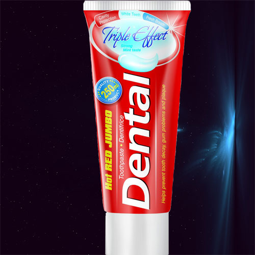 Kem đánh răng Dental Hot Red Jumbo Tripple Effect hiệu quả gấp 3 lần  333gram.