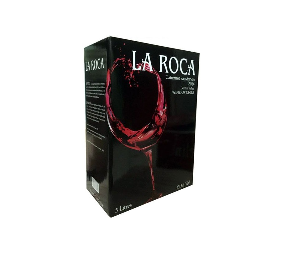 [Vang bình] Rượu vang bịch Chile La Roca đỏ