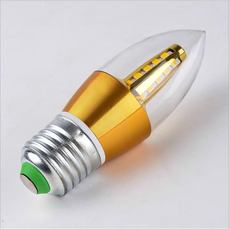 Đèn nến LED đui E27 ánh sáng vàng nắng độc đáo