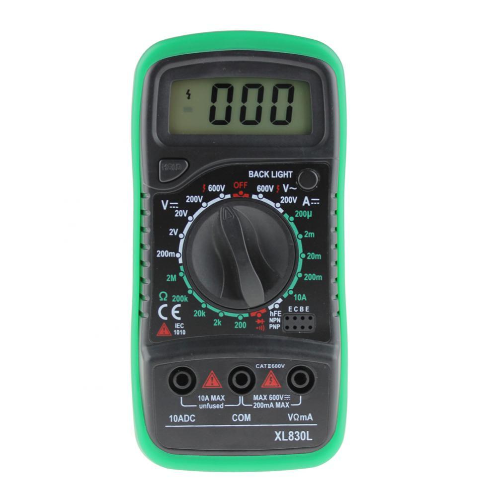 Digital LCD Multimeter Voltmeter Ammeter AC/DC/OHM Volt Tester Test Current