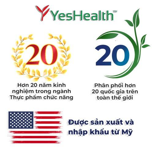 Viên uống làm đẹp Yeshealth Yes Bright Skin hỗ trợ trắng da giảm nếp nhăn tàng nhang chống lão hóa an toàn hiệu quả