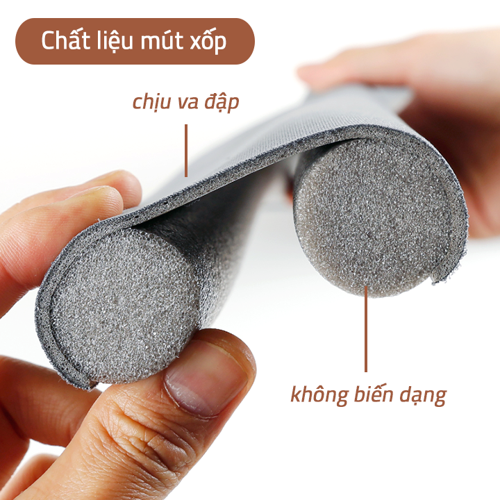 Xốp Chèn Khe Cửa Chống Côn Trùng Ngăn Thoát Khí Lạnh Đều Hoà, Xốp Chặn Cửa Chống Bụi, Côn Trùng